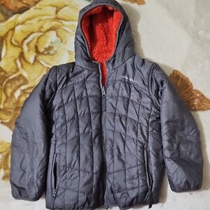 Eddie Bauer Gray and Red Kids Jacket